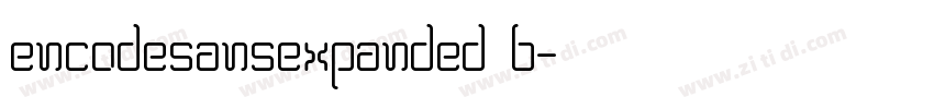 encodesansexpanded b字体转换